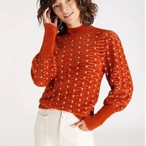 Ann taylor Women's Orange Sweater